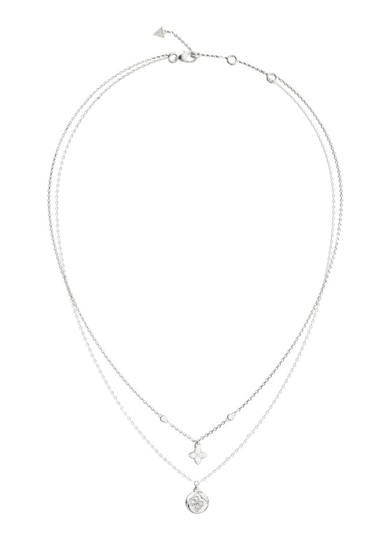 GUESS Dames Ketting JUBN06468JWRHT-U in de kleur Zilver