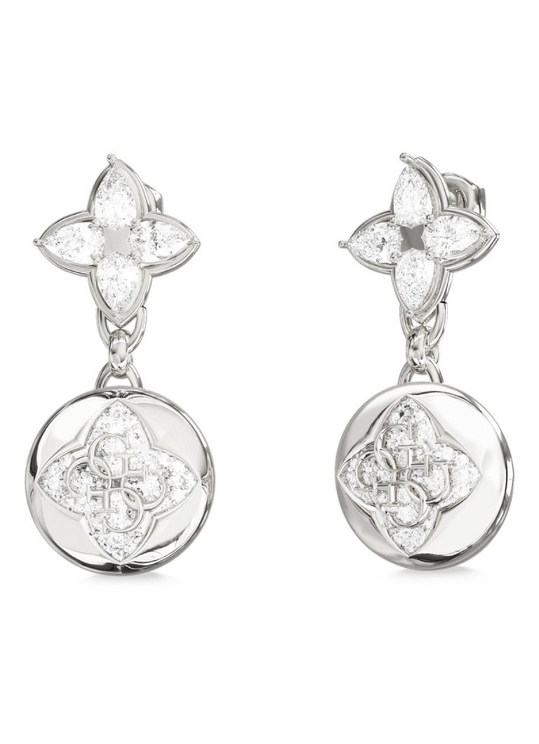 GUESS Dames Oorstekers JUBE06470JWRHT-U in de kleur Zilver