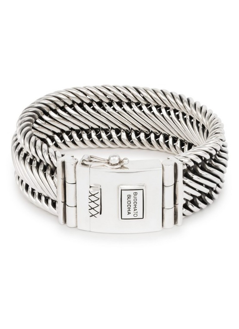 Buddha to Buddha Dames Edwin schakelarmband van zilver in de kleur Zilver