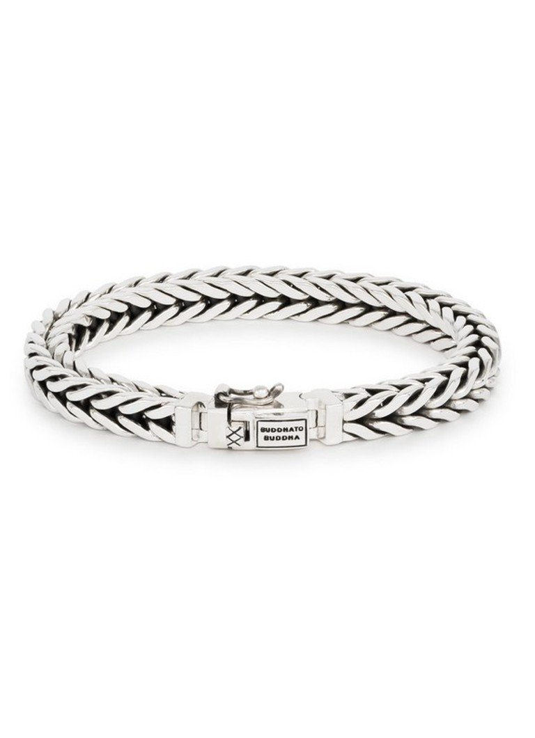 Buddha to Buddha Dames Barbara schakelarmband van zilver in de kleur Zilver