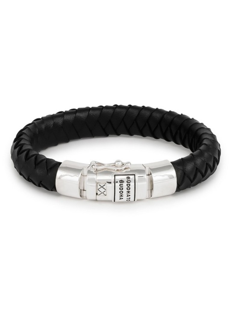 Buddha to Buddha Dames Ben armband van leer in de kleur Zwart