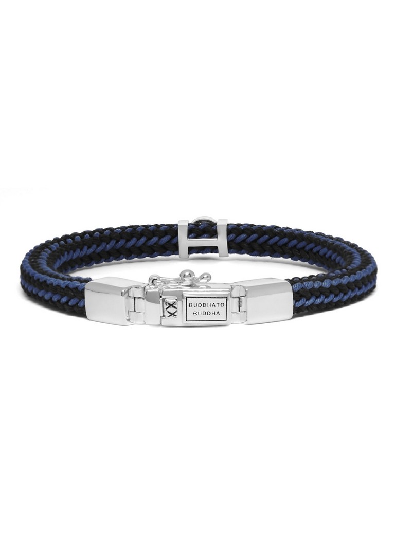 Buddha to Buddha Dames Denise Mix armband van zilver in de kleur Blauw