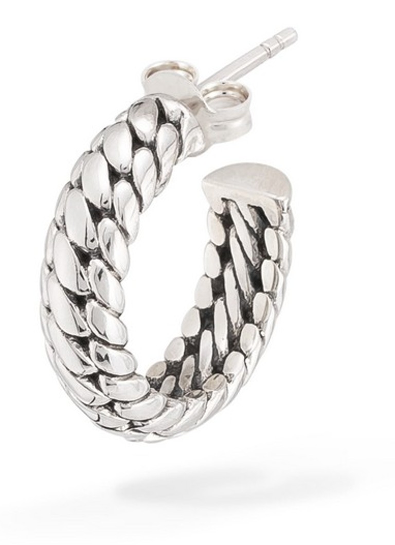 Buddha to Buddha Dames Ben Small oorringen van zilver in de kleur Zilver