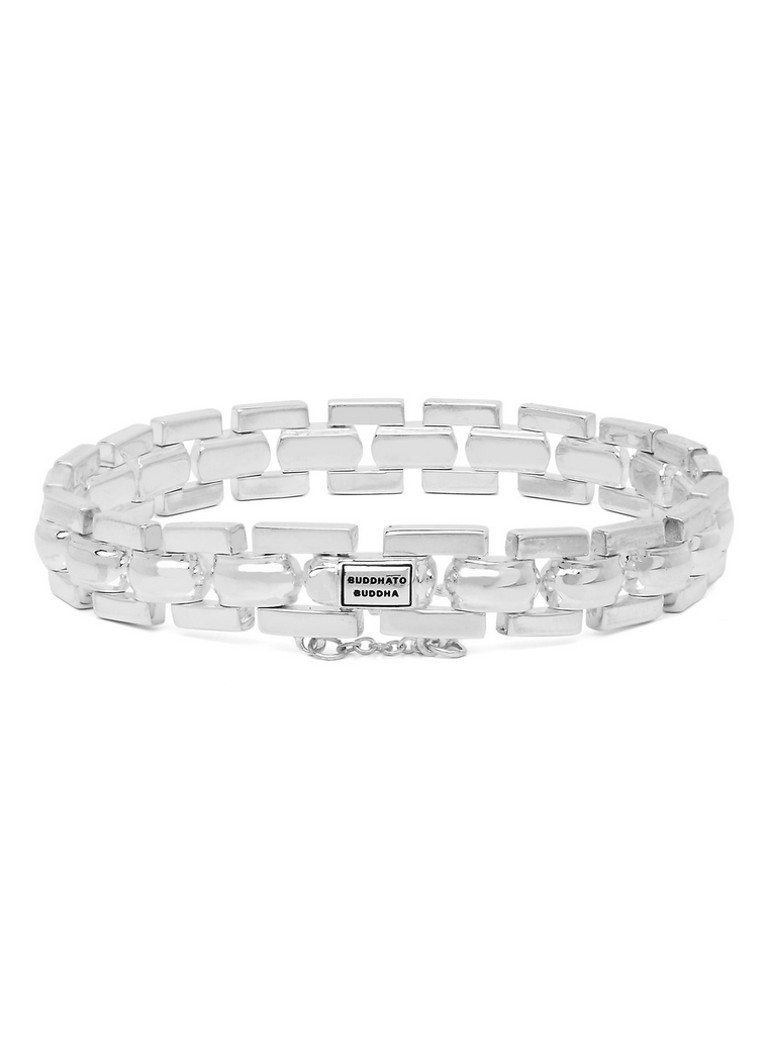 Buddha to Buddha Dames The Batul Mini schakelarmband van zilver in de kleur Zilver