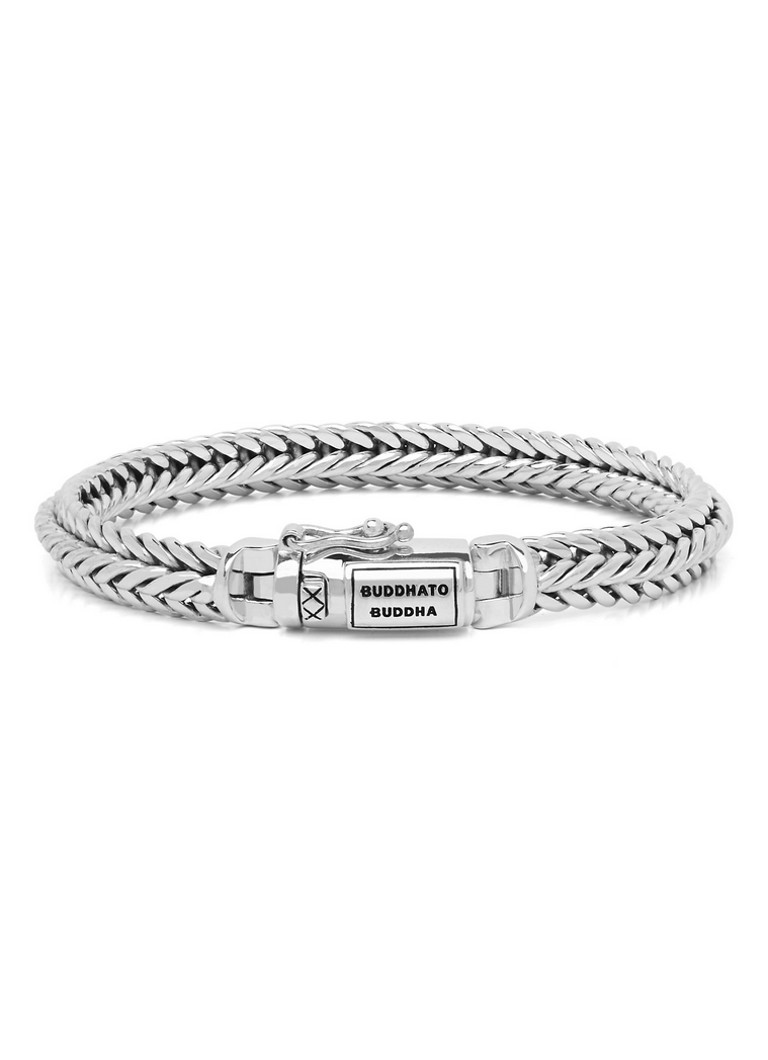 Buddha to Buddha Dames Nurul XS schakelarmband van zilver in de kleur Zilver