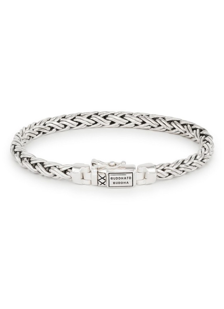 Buddha to Buddha Dames Katja XS schakelarmband van zilver in de kleur Zilver