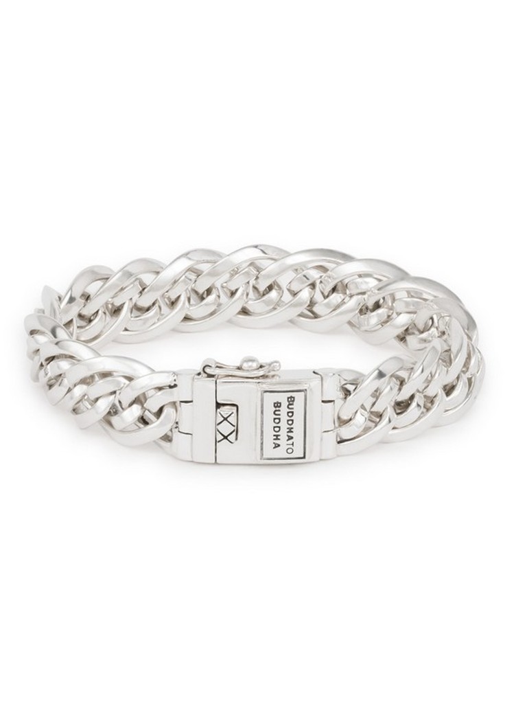 Buddha to Buddha Dames Nathalie XS schakelarmband van zilver in de kleur Zilver