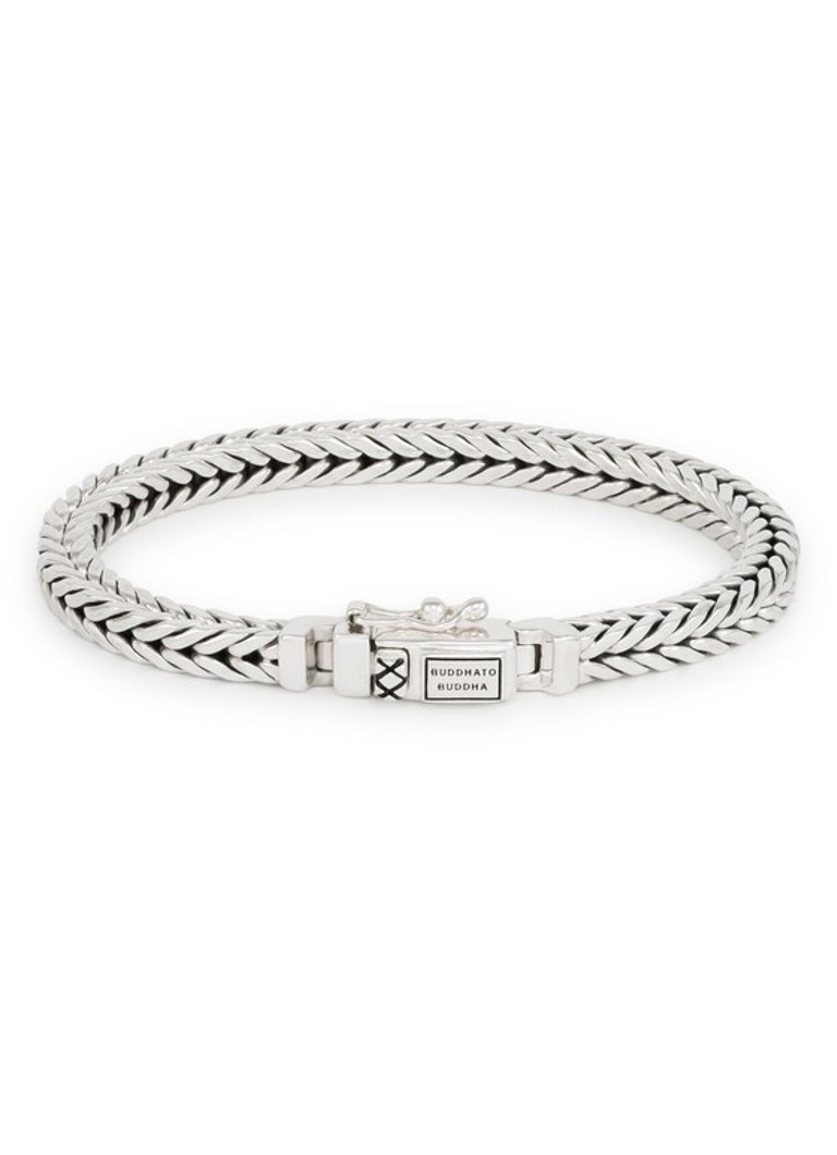 Buddha to Buddha Dames Barbara XS schakelarmband van zilver in de kleur Zilver