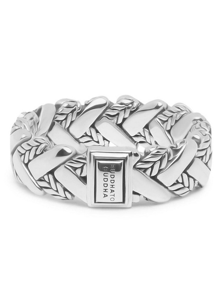 Buddha to Buddha Heren George Texture ring van zilver in de kleur Zilver