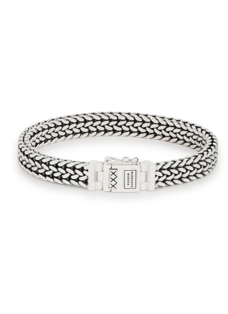 Buddha to Buddha Dames Julius Small schakelarmband van zilver in de kleur Zilver