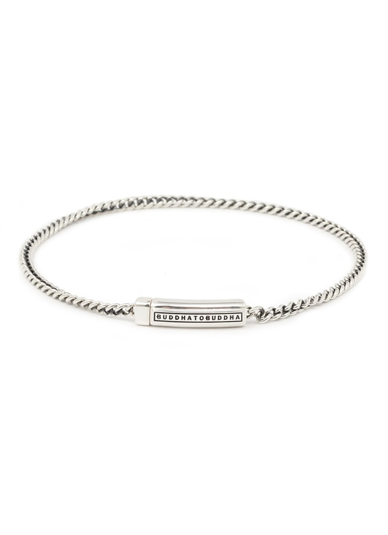 Buddha to Buddha Dames Permanent schakelarmband van zilver in de kleur Zilver