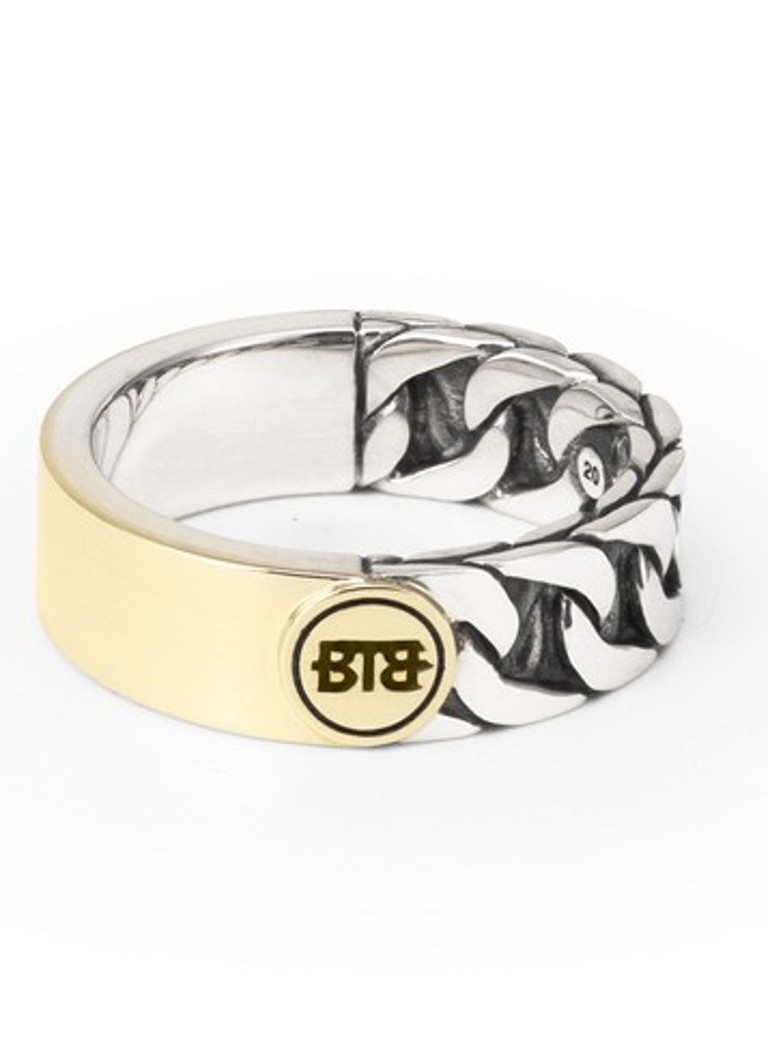 Buddha to Buddha Heren Esther Dual ring van zilver in de kleur Zilver