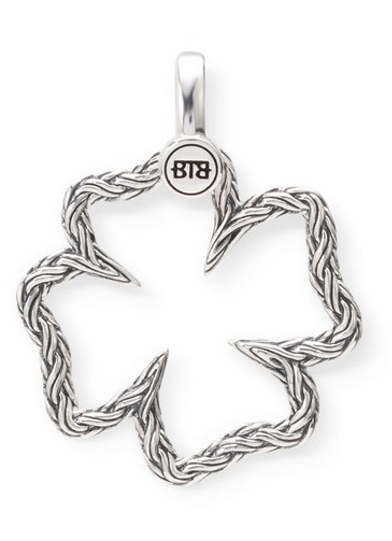Buddha to Buddha Dames Katja Klaver hanger van zilver in de kleur Zilver