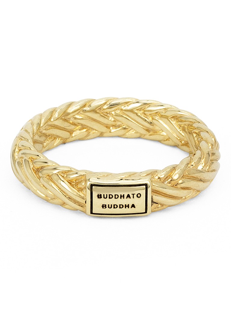 Buddha to Buddha Heren Katja XS ring verguld in de kleur Goud