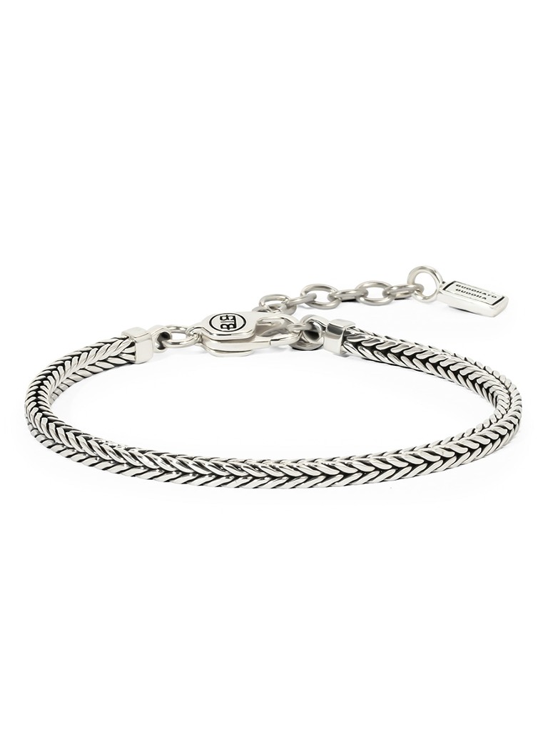 Buddha to Buddha Dames Barbara schakelarmband van zilver in de kleur Zilver