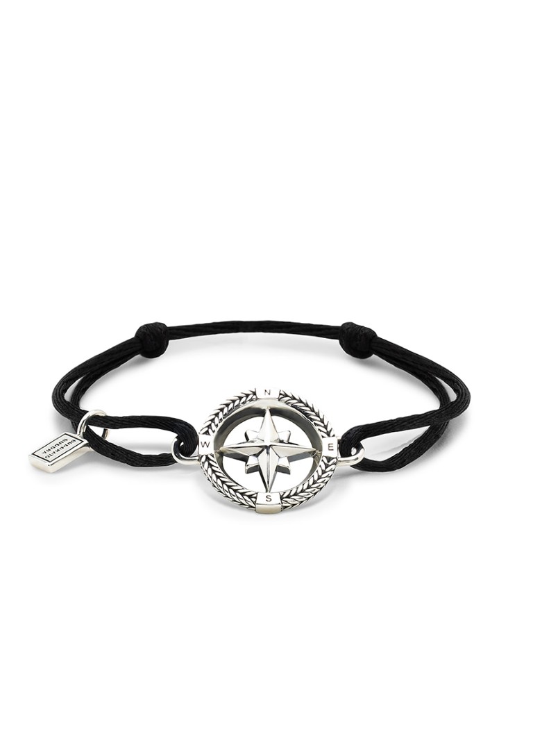 Buddha to Buddha Dames Barbara Kompas armband van zilver in de kleur Zilver