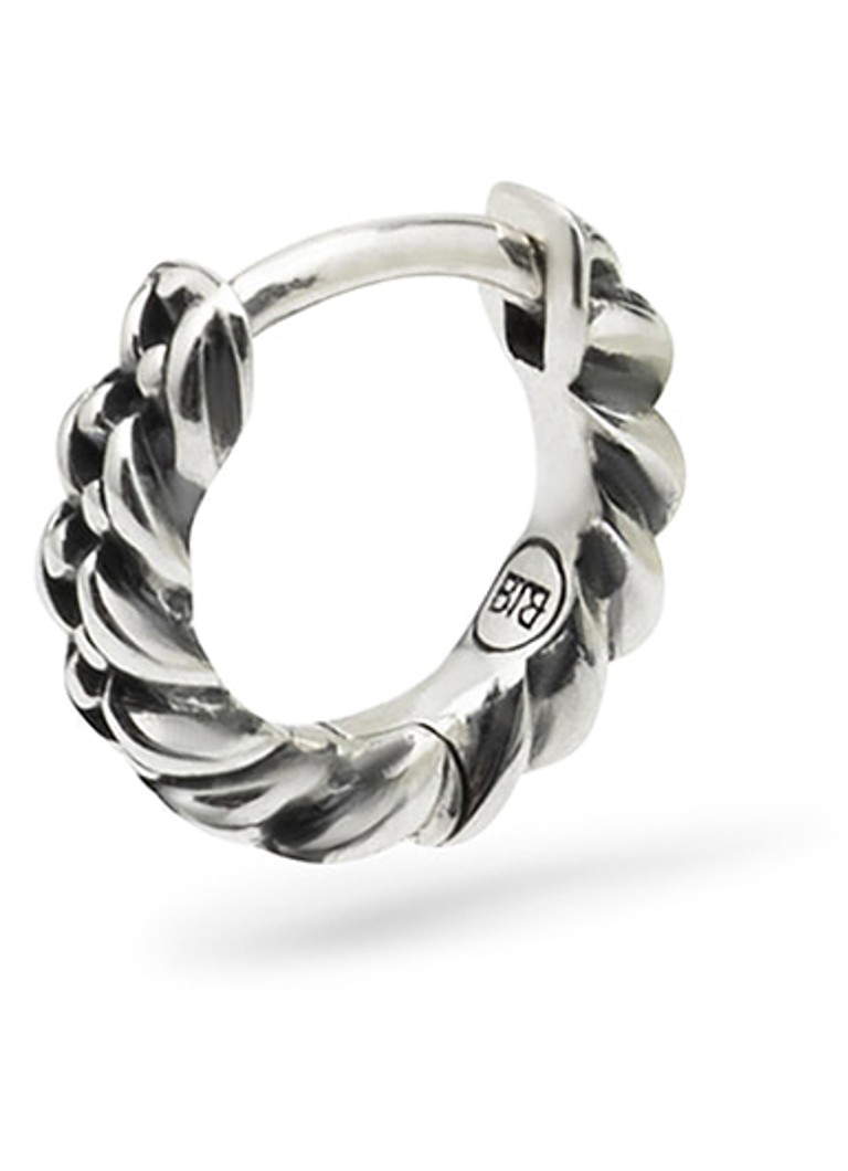 Buddha to Buddha Dames Nathalie enkele oorring van zilver in de kleur Zilver