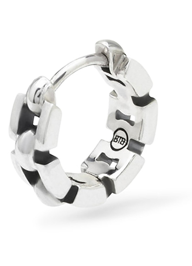 Buddha to Buddha Dames Batul enkele oorring van zilver in de kleur Zilver