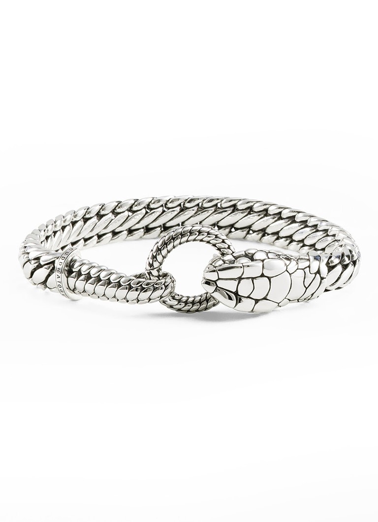 Buddha to Buddha Dames Ben XS Slang armband van zilver in de kleur Zilver
