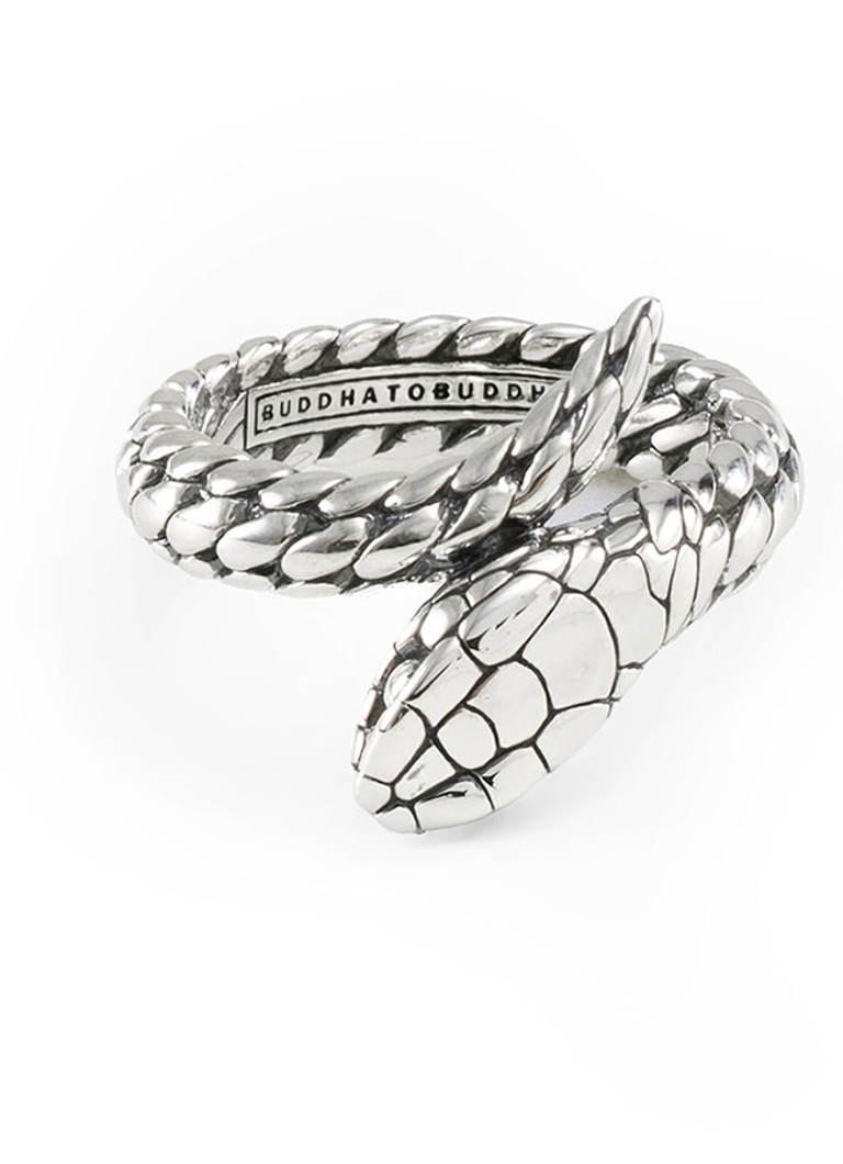 Buddha to Buddha Dames Ben XS Slang ring van zilver in de kleur Zilver