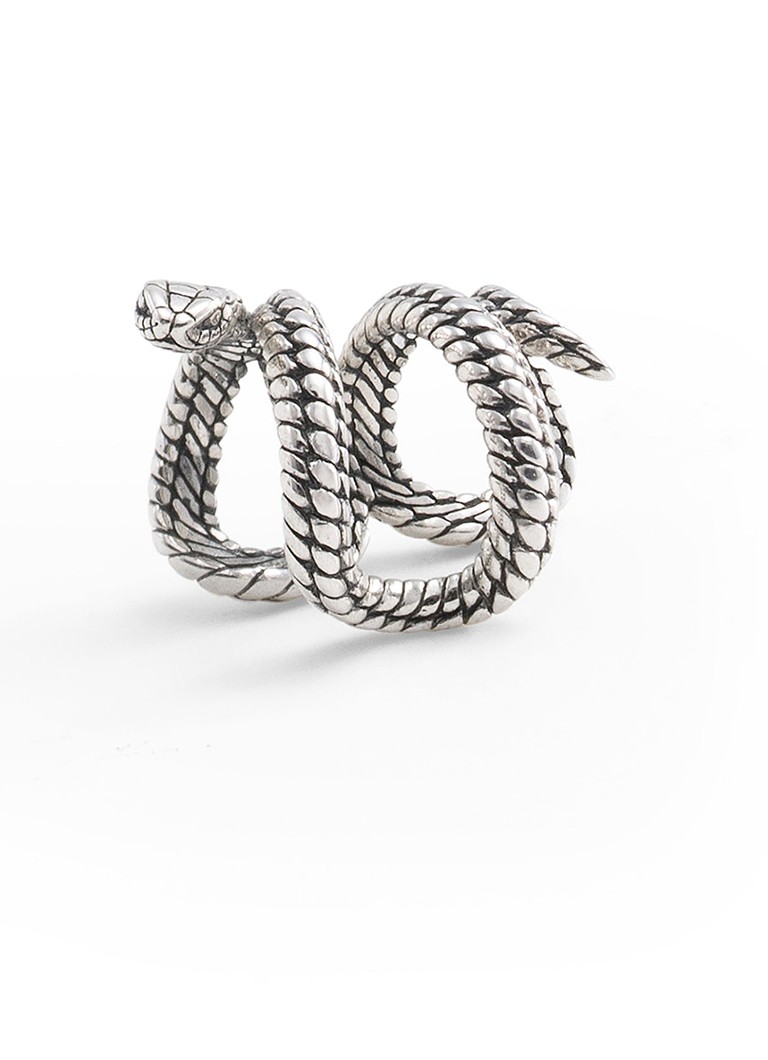 Buddha to Buddha Dames Ben Slang ear cuff van zilver in de kleur Zilver