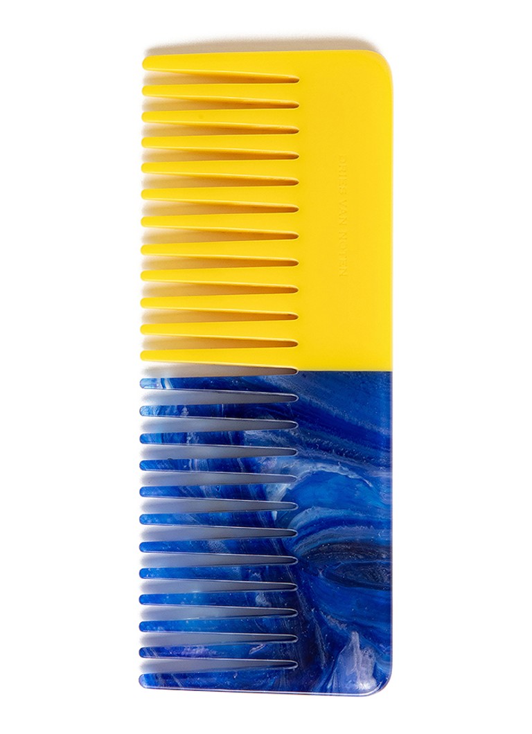 Dries Van Noten Comb Blue - haarkam Blue 1 maat Beauty tools - Deal