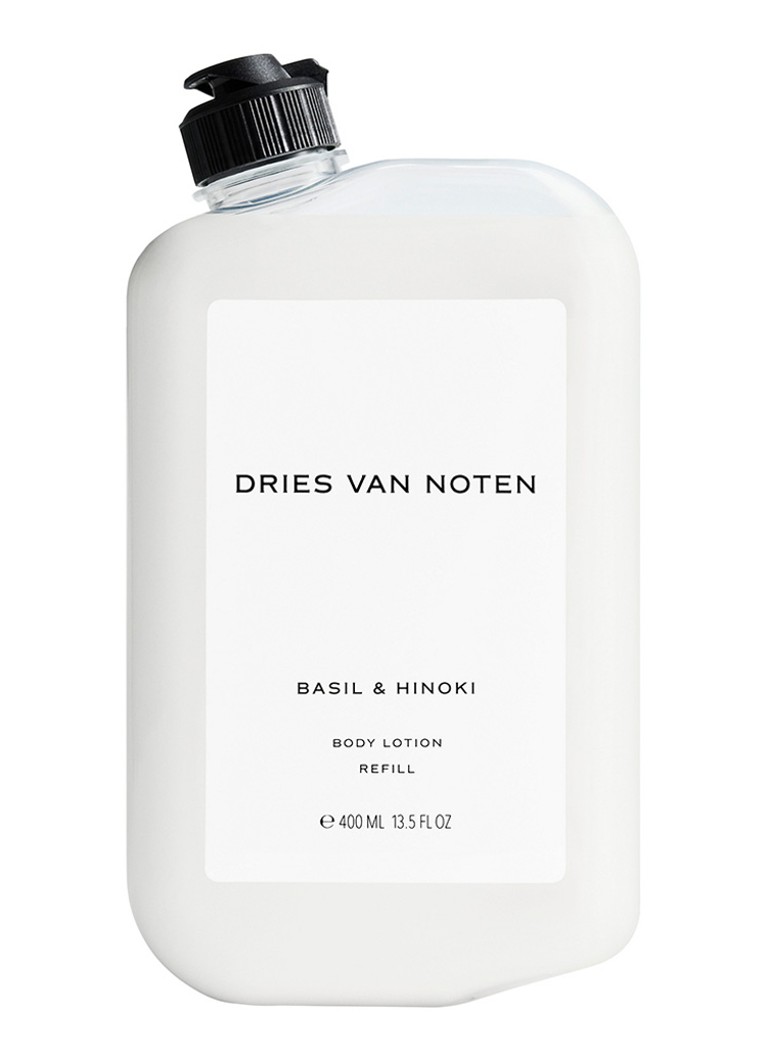 Dries Van Noten Body Lotion Basil & Hinoki Refill - navulling 400ml Verzorging - Deal