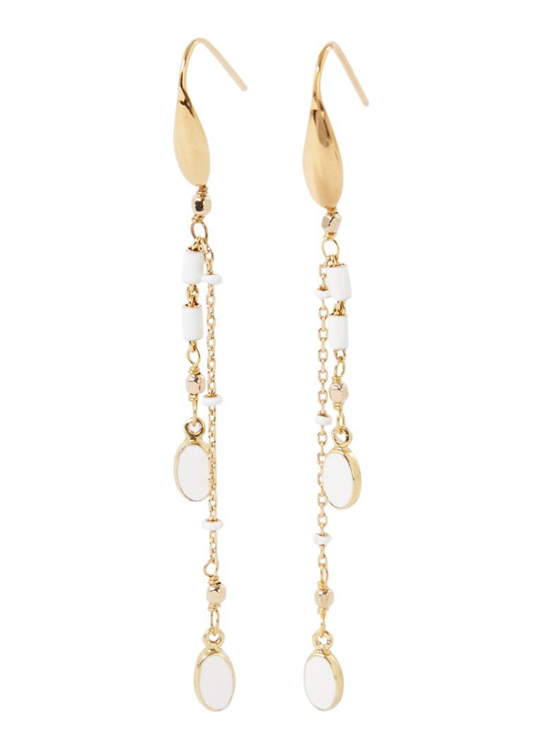 Isabel Marant Dames Casablanca oorhangers in de kleur Gebroken wit, maat: 1maat