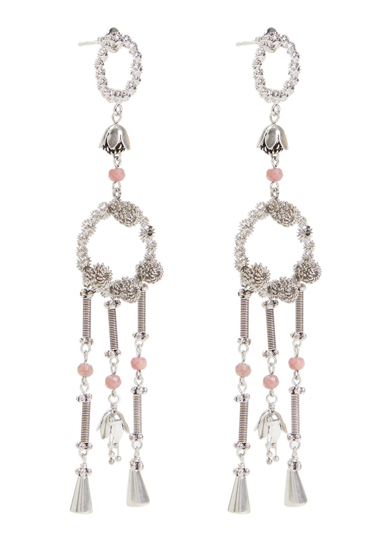 Isabel Marant Dames Ho'Flower oorringen met hanger in de kleur Zilver, maat: TU