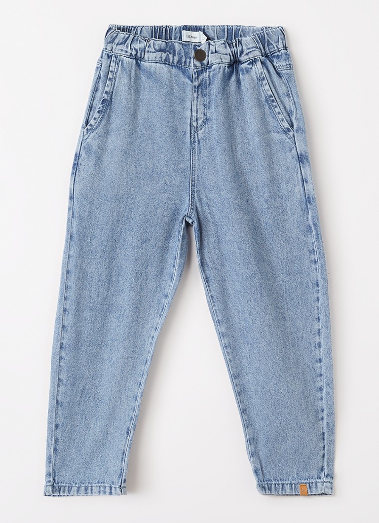 Lil 'Atelier Jongens NMNTaya loose fit jeans met medium wassing in de kleur Indigo, maat: 110