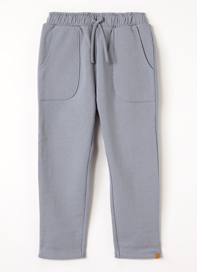 Lil 'Atelier Jongens NMMJobo Aio straight fit joggingbroek met steekzakken in de kleur Taupe, maat: 116