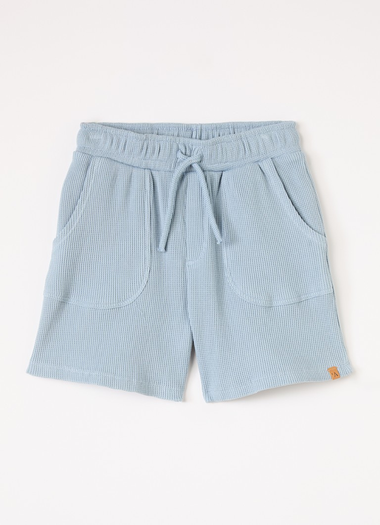 Lil 'Atelier Jongens NMMHarun loose fit korte joggingbroek in de kleur Lichtblauw, maat: 92