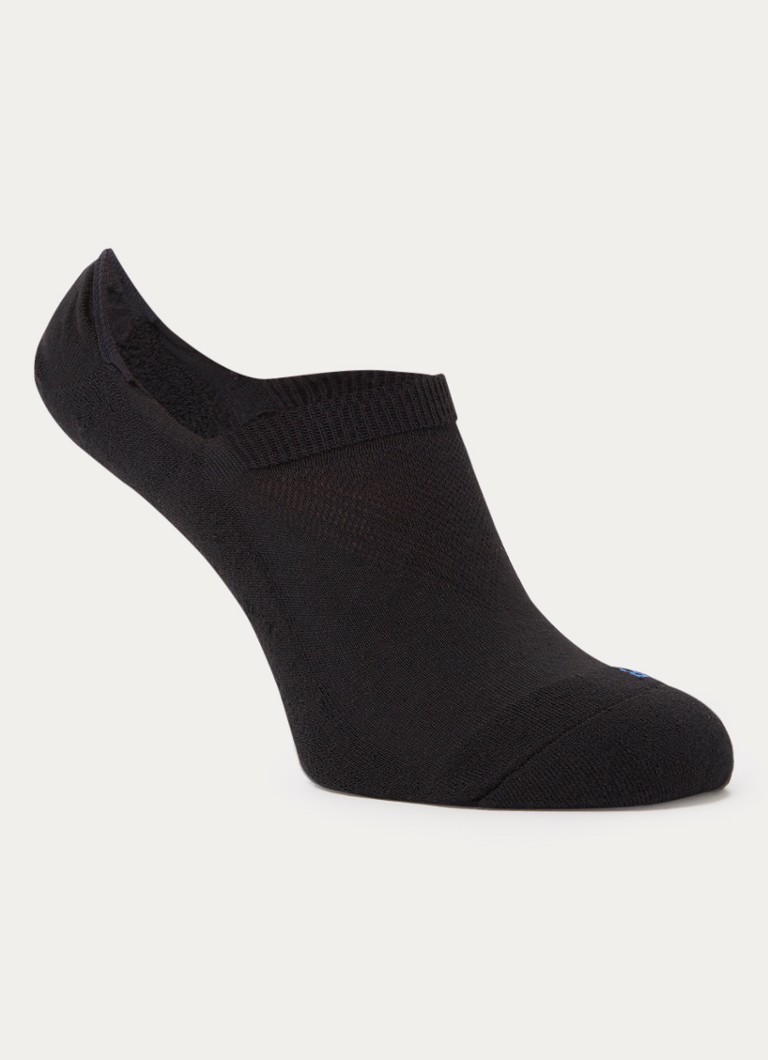 Falke Heren Cool Kick sneakersokken met logo in de kleur Zwart, maat: 42-43