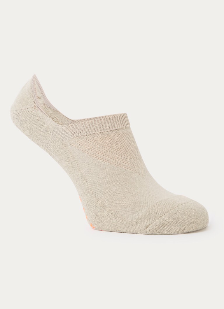 Falke Heren Cool Kick sneakersokken met logo in de kleur Beige, maat: 44-45