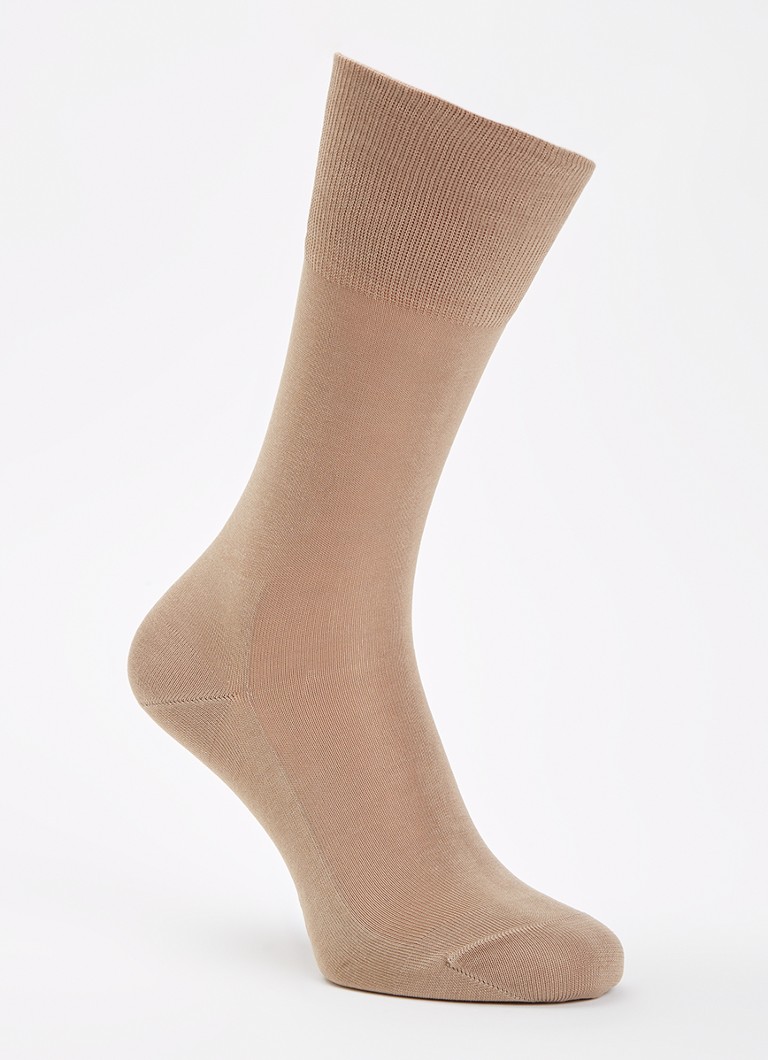 Falke Heren Tiago sokken in katoenblend in de kleur Camel, maat: 45-46