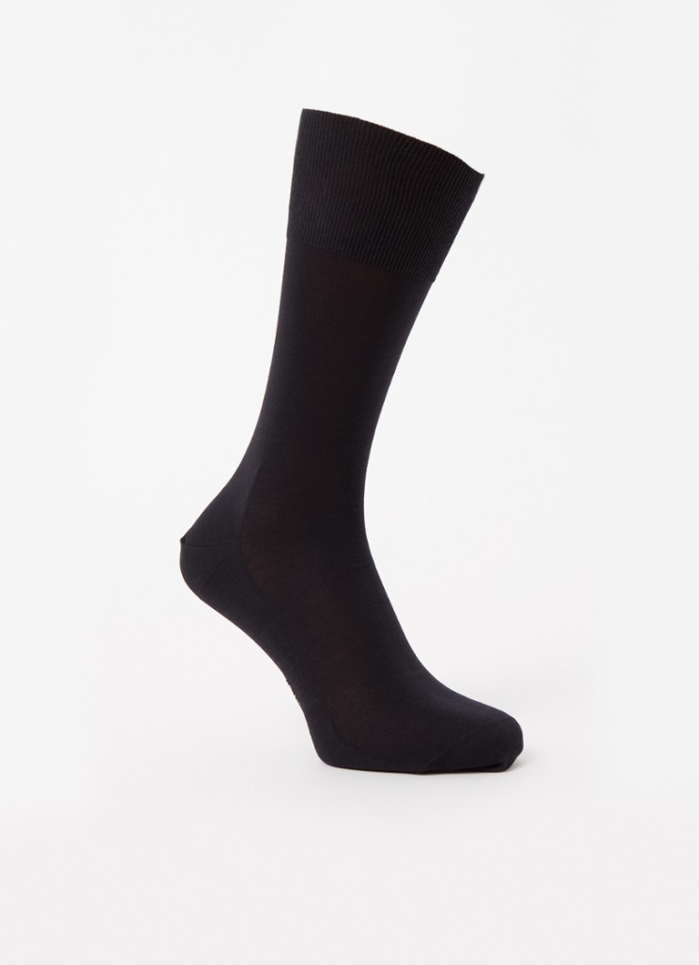 Falke Heren Climawool sokken in scheerwolblend in de kleur Zwart, maat: 45-46