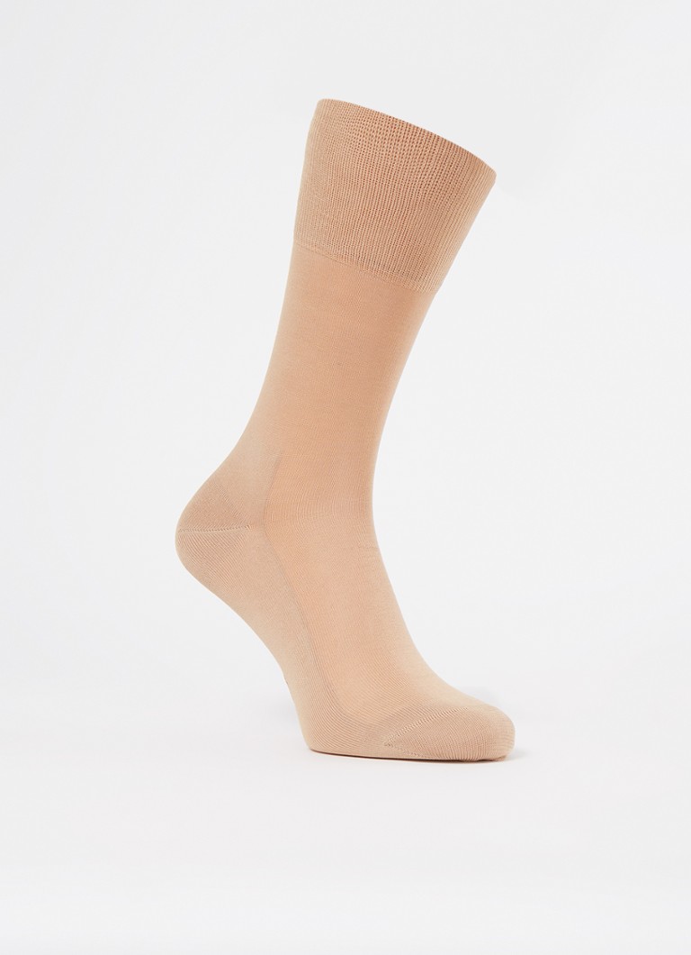 Falke Heren Tiago sokken in katoenblend in de kleur Khaki, maat: 45-46