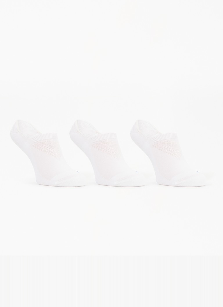 Falke Heren Cool Kick sneakersokken in 3-pack in de kleur Wit, maat: 44-45