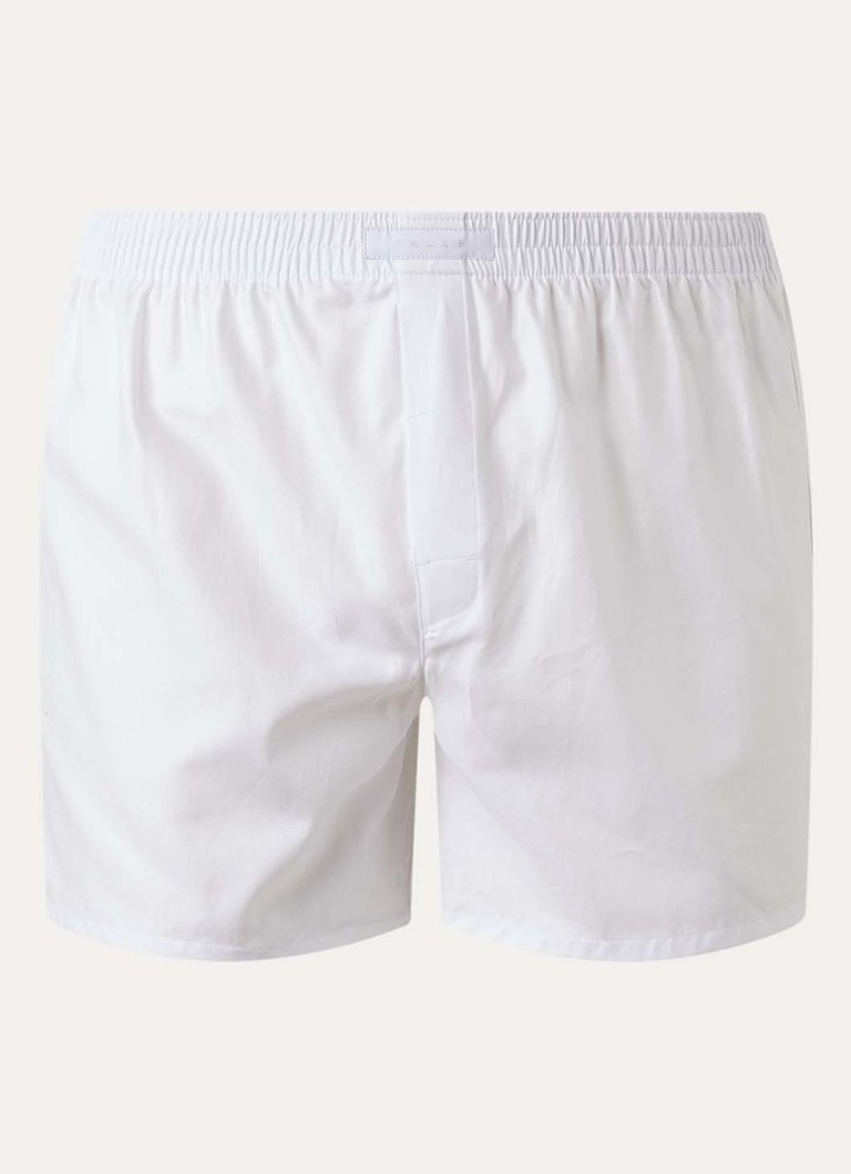 Falke Heren Boxershort met logo in de kleur Wit, maat: XXL