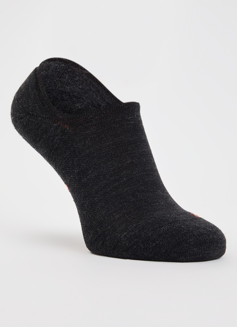Falke Heren Sokken in scheerwolblend in de kleur Antraciet, maat: 46-48