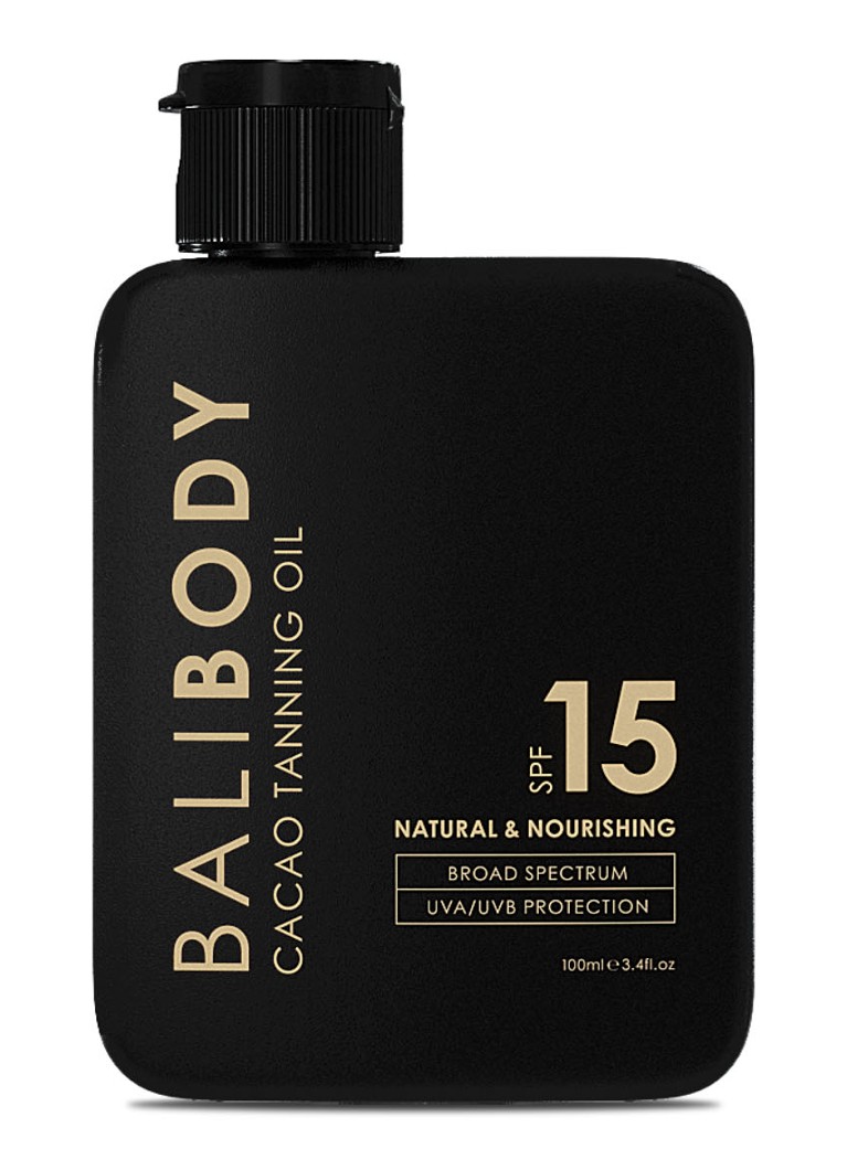 Bali Body Cacao Tanning Oil SPF 15 - bruiningsolie 100ML Verzorging - Deal