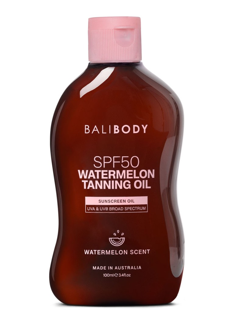 Bali Body Watermelon Tanning Oil SPF 50 - bruiningsolie 100ML Verzorging - Deal