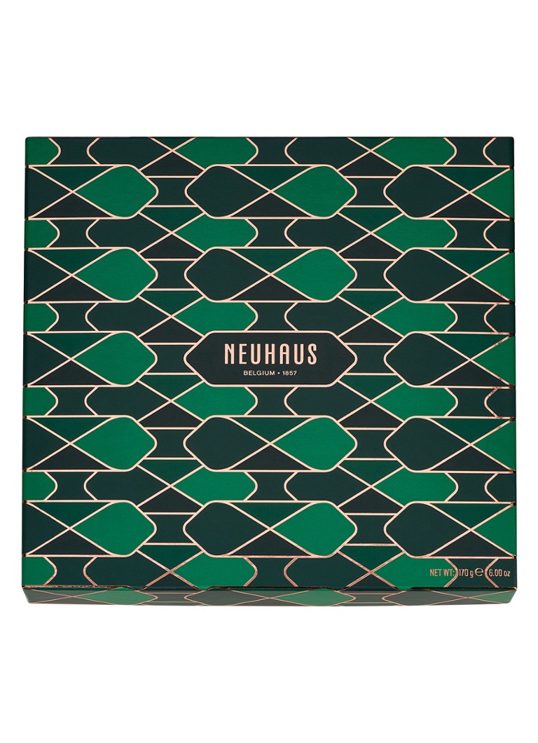 Neuhaus Special Winter chocolade bonbons in geschenkverpakking 16 stuks Donkergroen - Deal