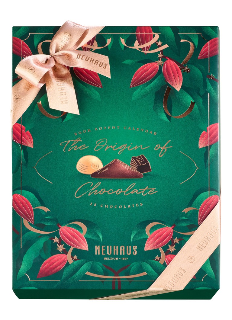 Neuhaus The Origin of Chocolate adventskalender met chocolade - 25 dagen Beige 313gr Adventskalenders - Deal