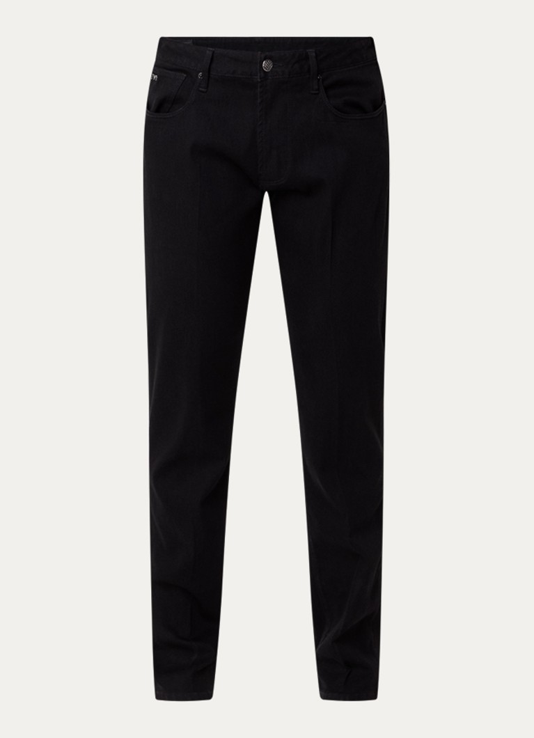 Armani Heren Slim fit jeans met steekzakken in de kleur Zwart