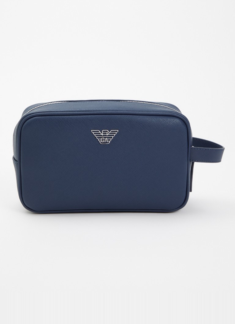 Armani Toilettas met logo Donkerblauw - Deal