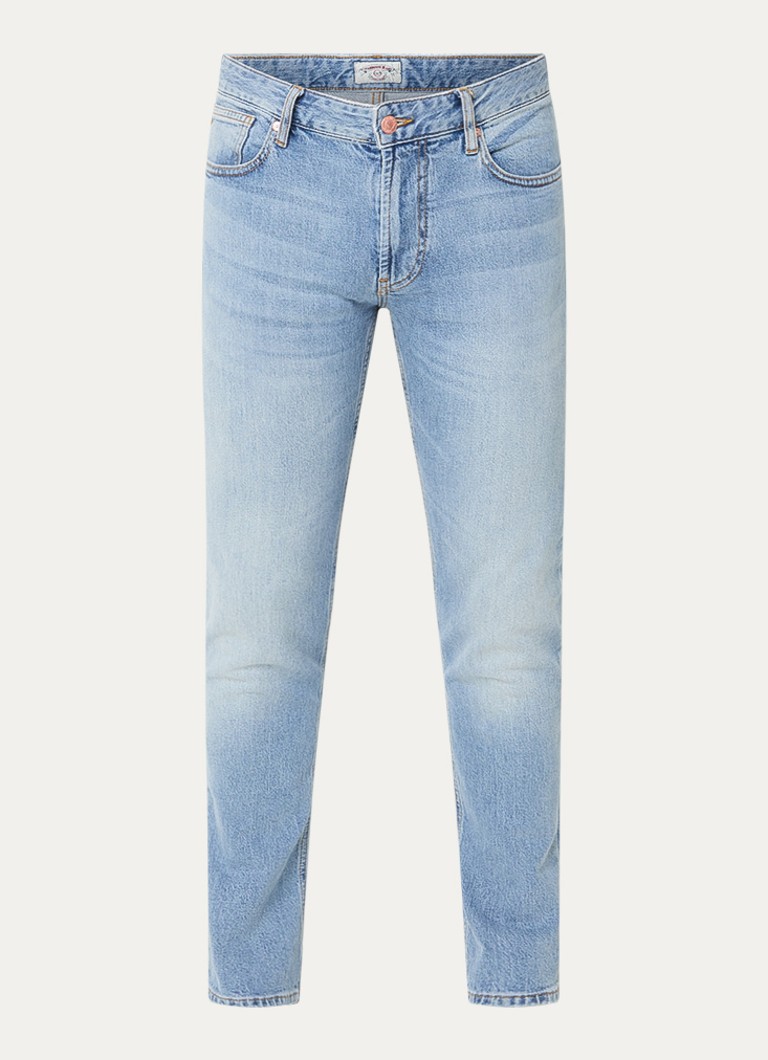 Armani Heren Skinny jeans met lichte wassing in de kleur Blauwgrijs
