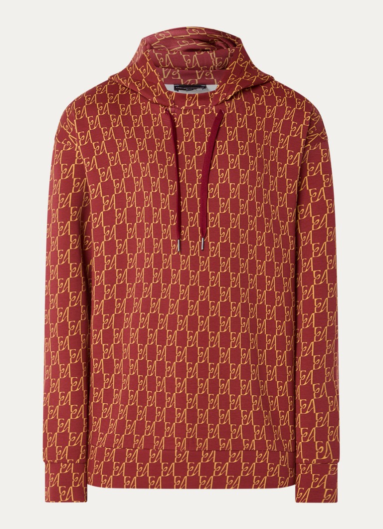 Armani Heren Trainingspak met logo en steekzakken in de kleur Zwart