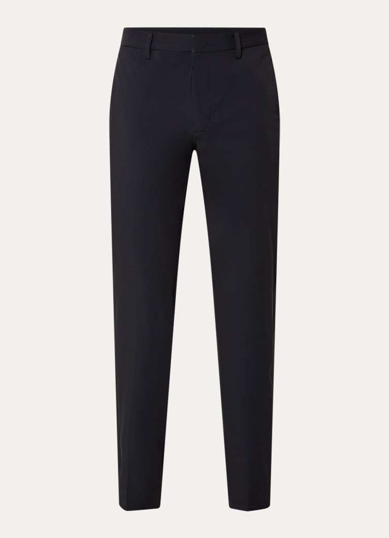 Armani Heren Slim fit pantalon met steekzakken in de kleur Donkerblauw