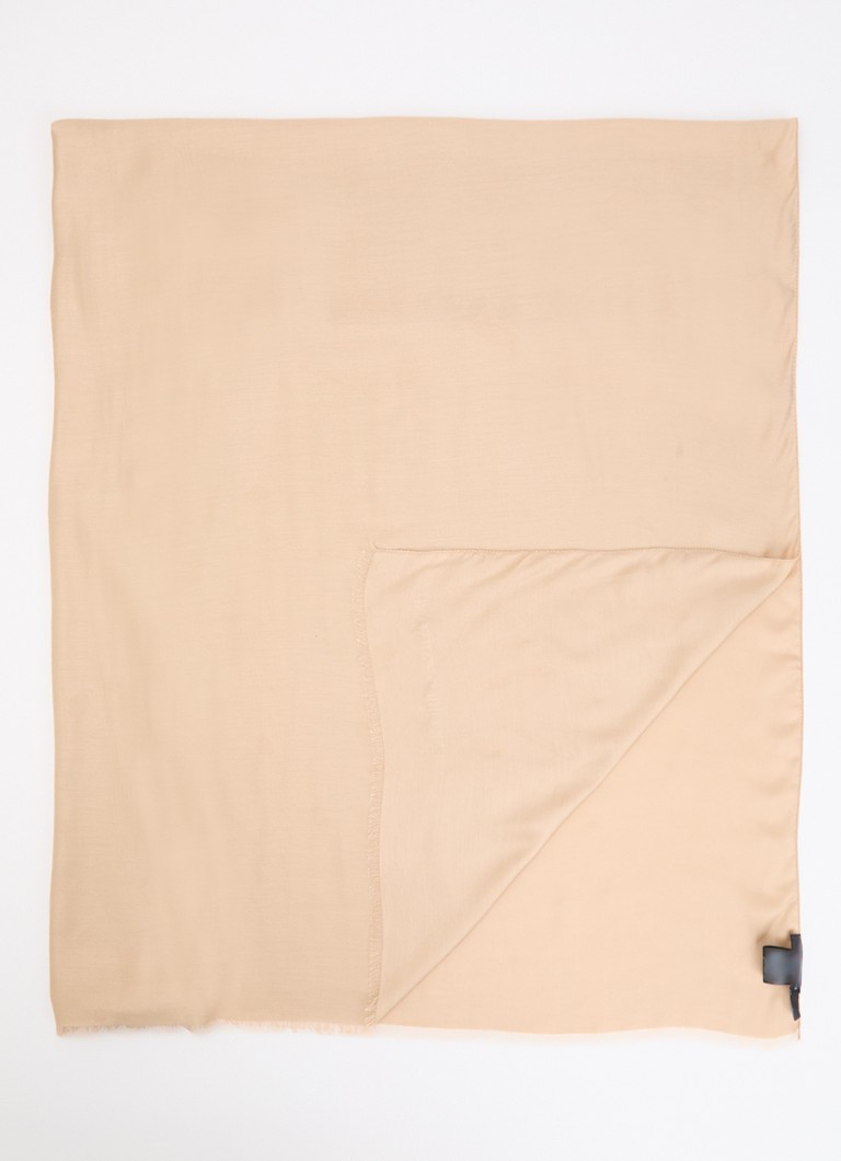 Armani Heren Stole sjaal 180 x 79 cm in de kleur Lichtbruin